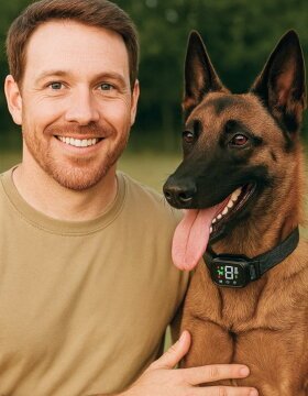 Jordan Hayes, certified dog trainer behind NooBark